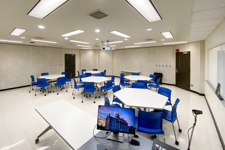 image of classroom N103 lindquist center