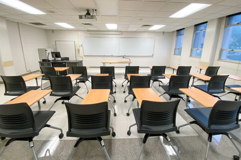 image of classroom 212 Phillips Hall