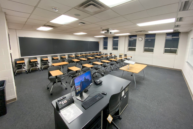 image of classroom 23 Phillips Hall