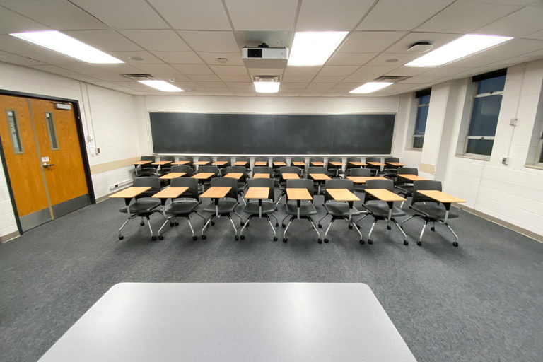 image of classroom 25 Phillips Hall