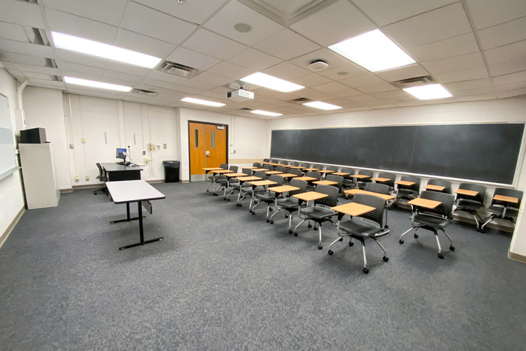 image of classroom 25 Phillips Hall