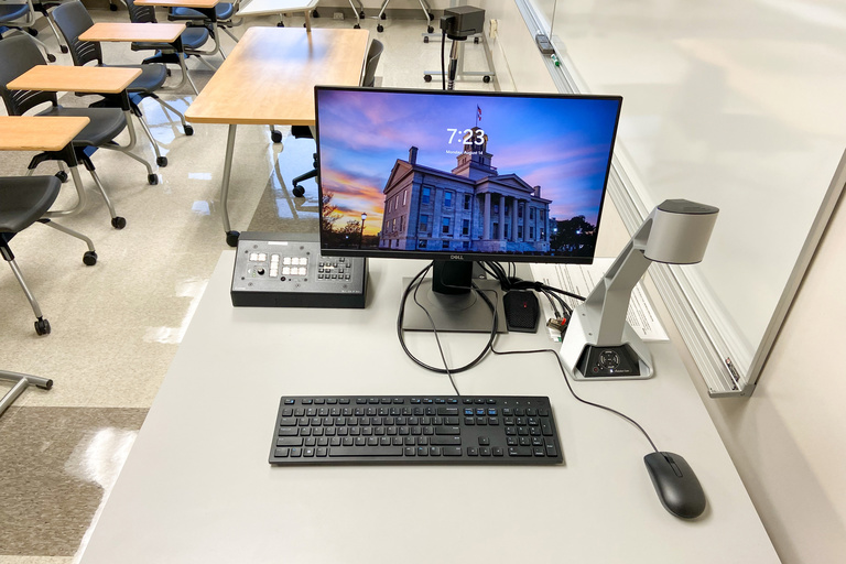 image of classroom 317 Phillips Hall