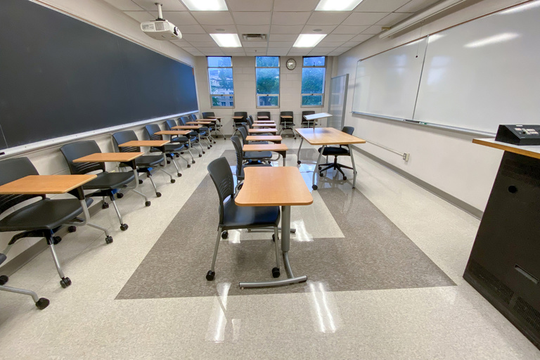 image of classroom 317 Phillips Hall