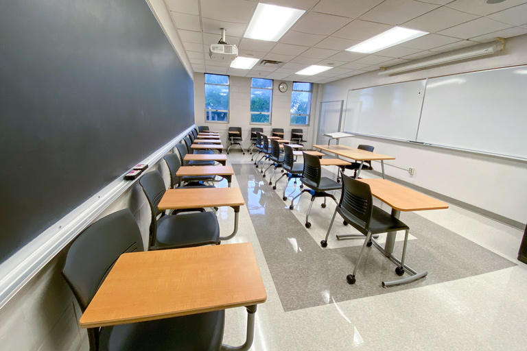 image of classroom 317 Phillips Hall