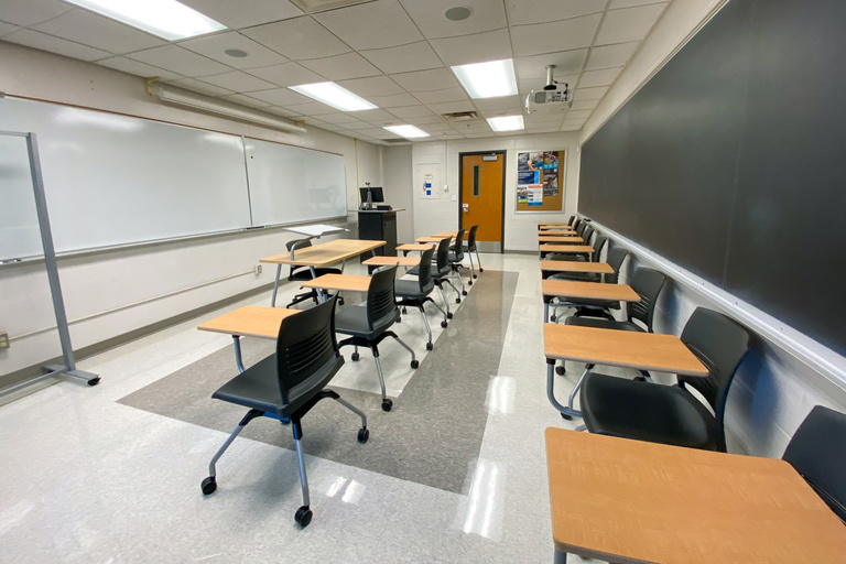 image of classroom 317 Phillips Hall