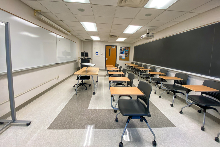 image of classroom 317 Phillips Hall