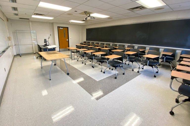 image of classroom 205 Phillips Hall