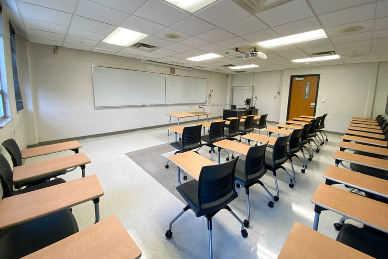 image of classroom 205 Phillips Hall