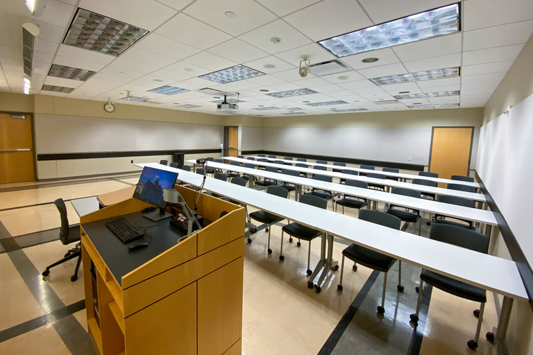 image of classroom C31 Pomerantz Center