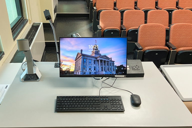 image of classroom 107 English Philosophy Building