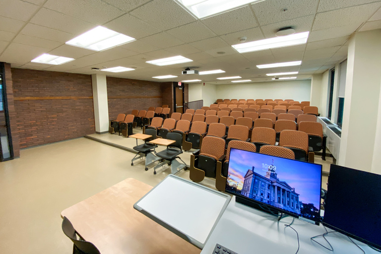 image of classroom 109 English Philosophy Building