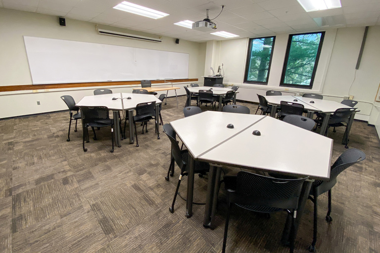 image of classroom 210 English Philosophy Building