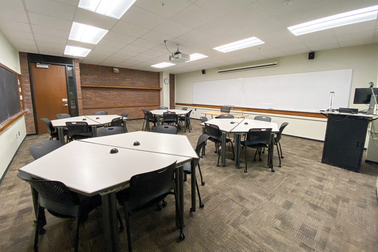 image of classroom 210 English Philosophy Building