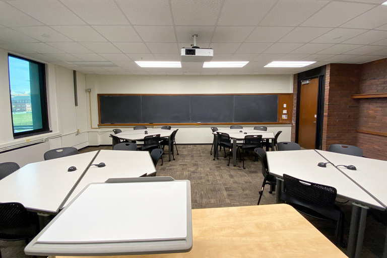 image of classroom 210 English Philosophy Building