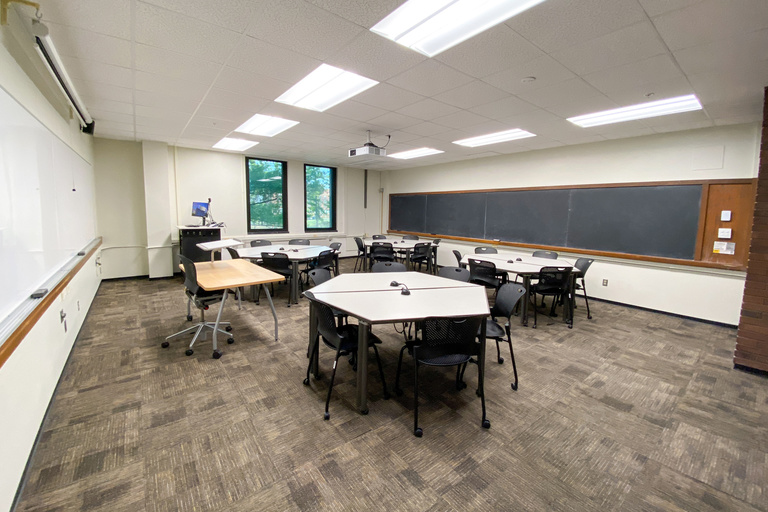 image of classroom 210 English Philosophy Building