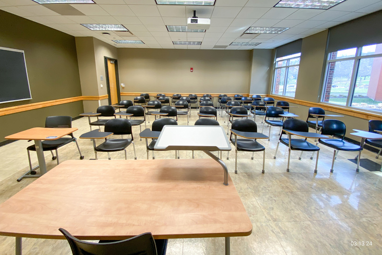 image of classroom E126 Adler Journalism Building