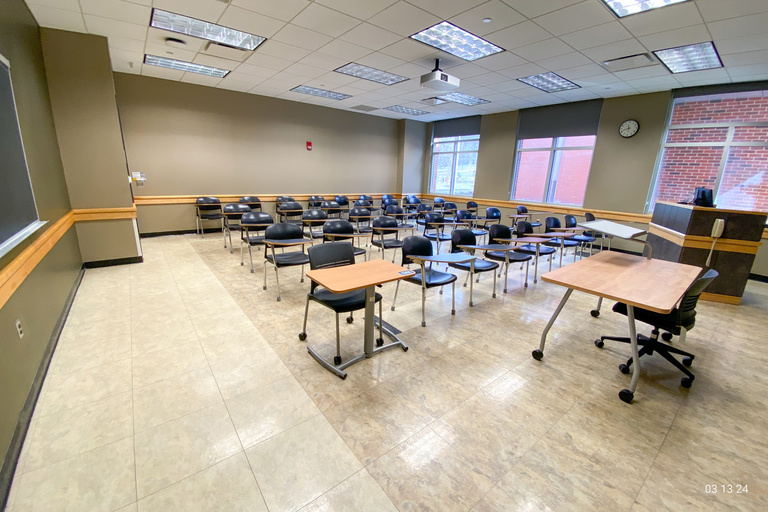 image of classroom E126 Adler Journalism Building