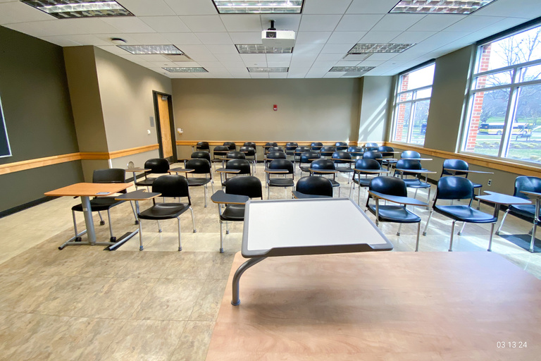 image of classroom E138 Adler Journalism Building