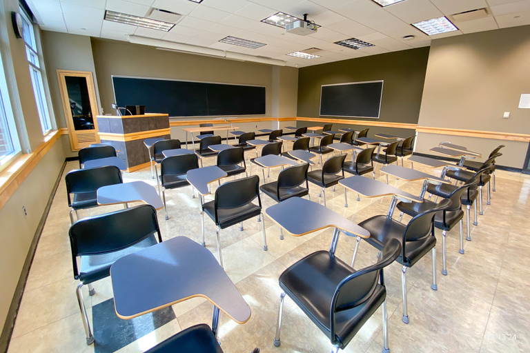 image of classroom E138 Adler Journalism Building