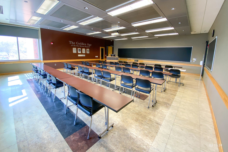 image of classroom E205 Adler Journalism Building