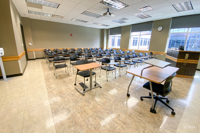 image of classroom E220 Adler Journalism Building