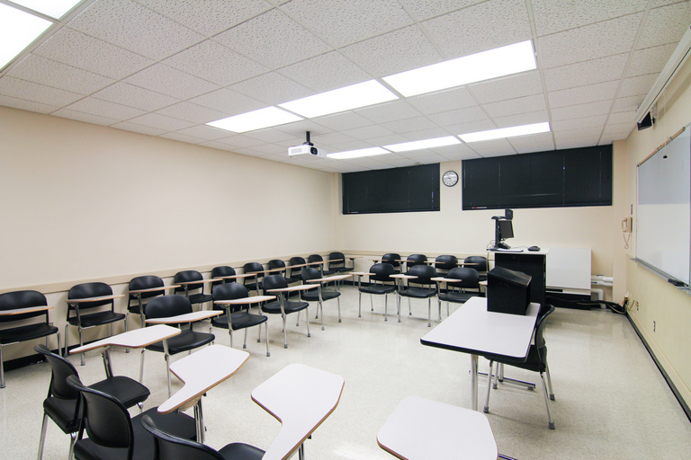 old image of classroom 10 english philosophy building